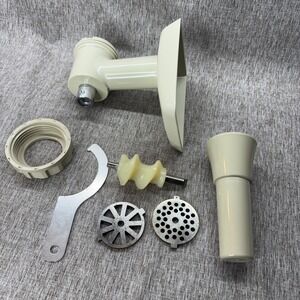 OSTER REGENCY KITCHEN CENTER MEAT FOOD GRINDER HEAD ATTACHMENT VINTAGE READ